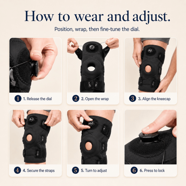Unilva Dial-Adjustable Hinged Knee Support Brace - Image 9