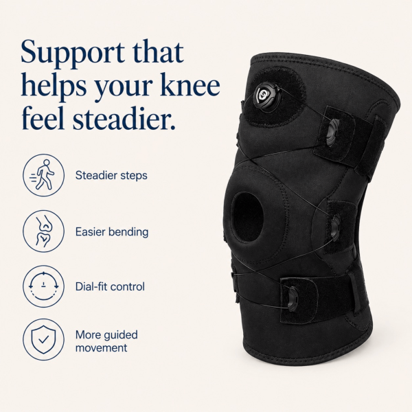 Unilva Dial-Adjustable Hinged Knee Support Brace - Image 5