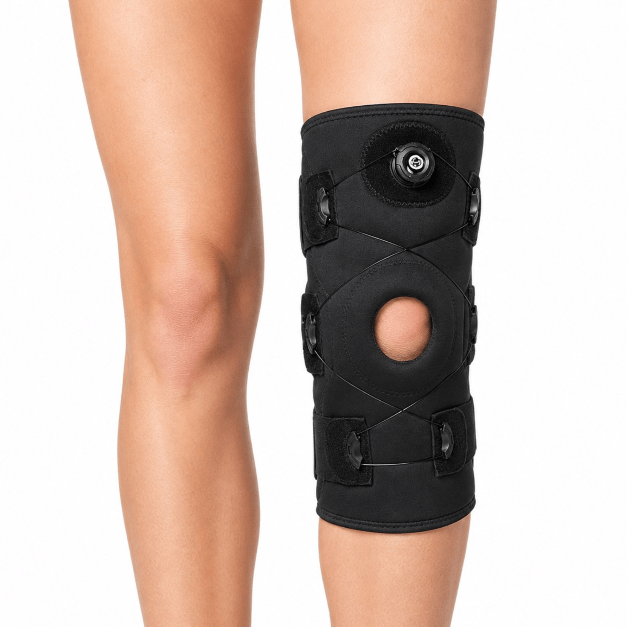 Unilva Dial-Adjustable Hinged Knee Support Brace - Image 1