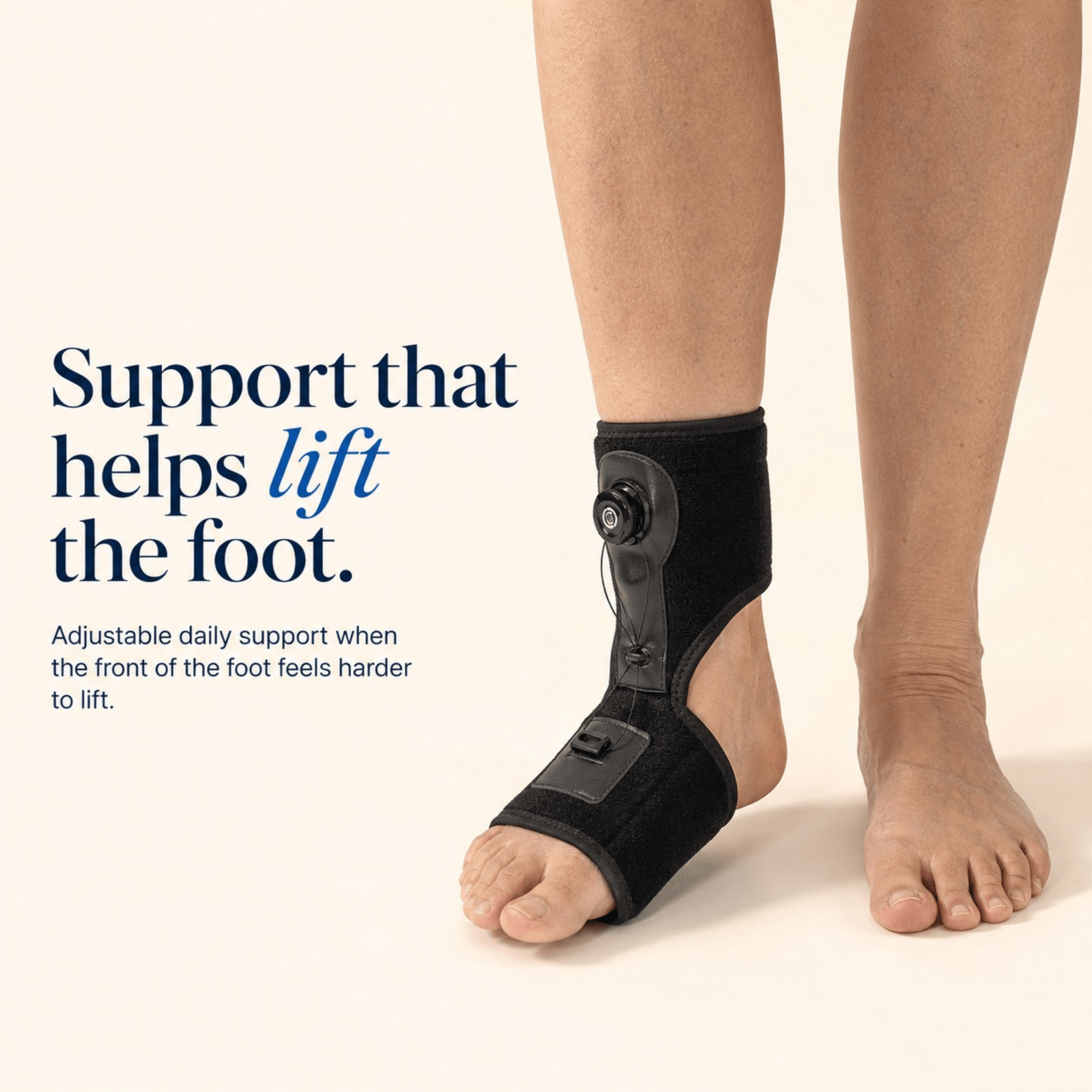 Unilva Foot Drop AFO Brace with Dial Adjustment - Image 2