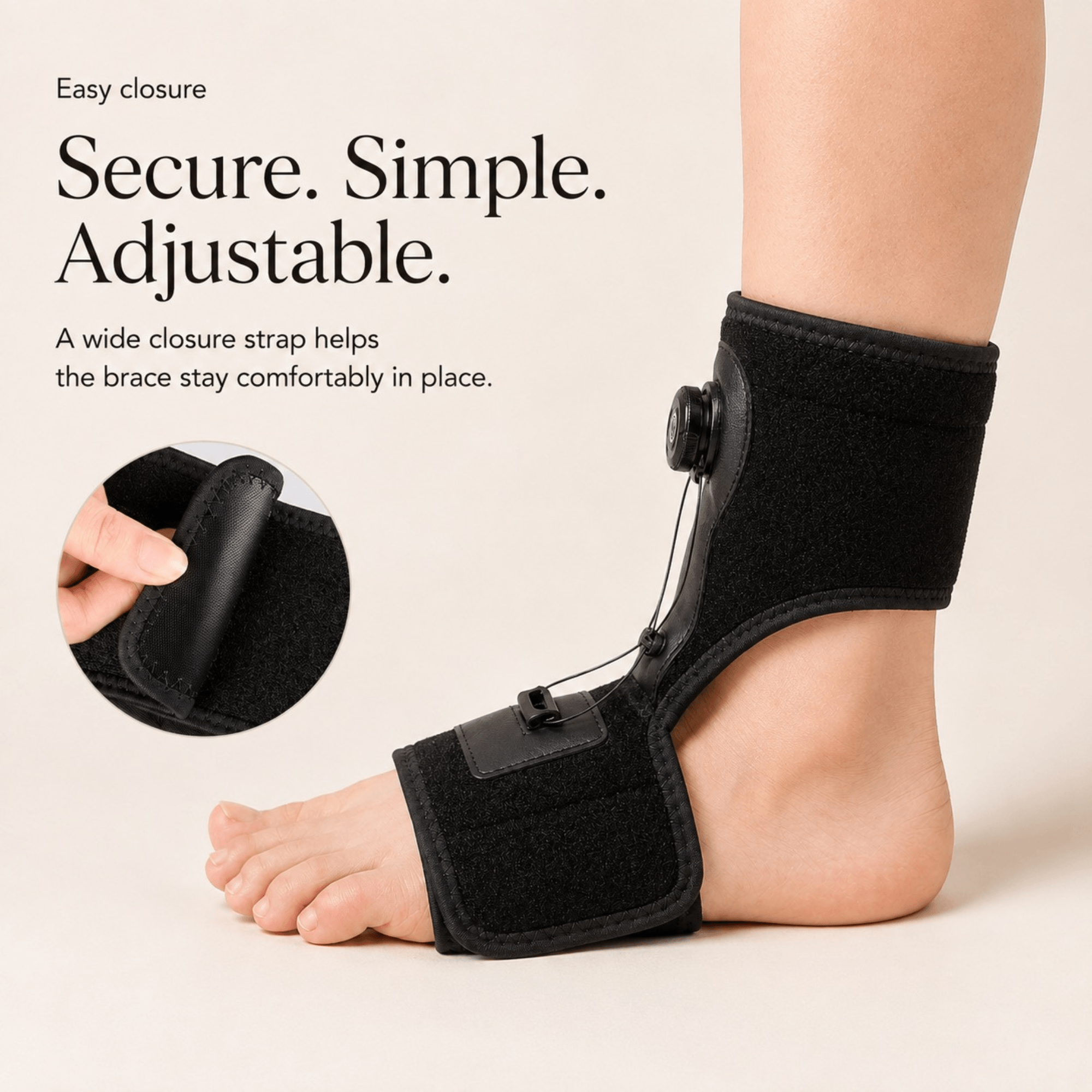 Unilva Foot Drop AFO Brace with Dial Adjustment - Image 8
