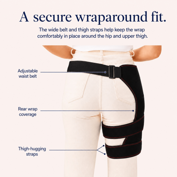 Unilva Heated Hip & Thigh Wrap with Vibration Massage - Image 5