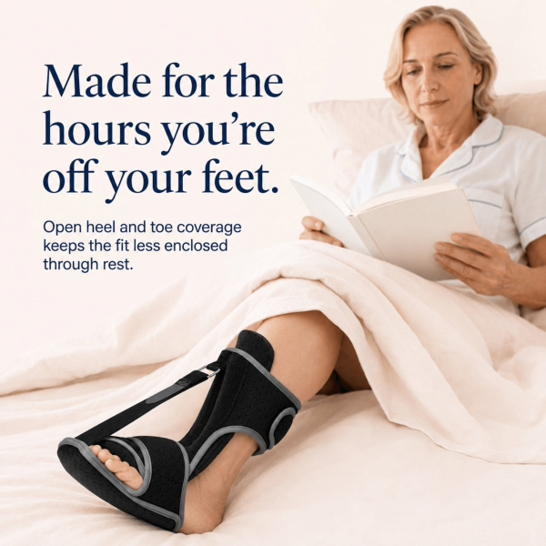 Unilva Memory Foam Plantar Fasciitis Night Splint & Dorsiflexion Brace - Image 3
