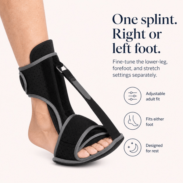 Unilva Memory Foam Plantar Fasciitis Night Splint & Dorsiflexion Brace - Image 7