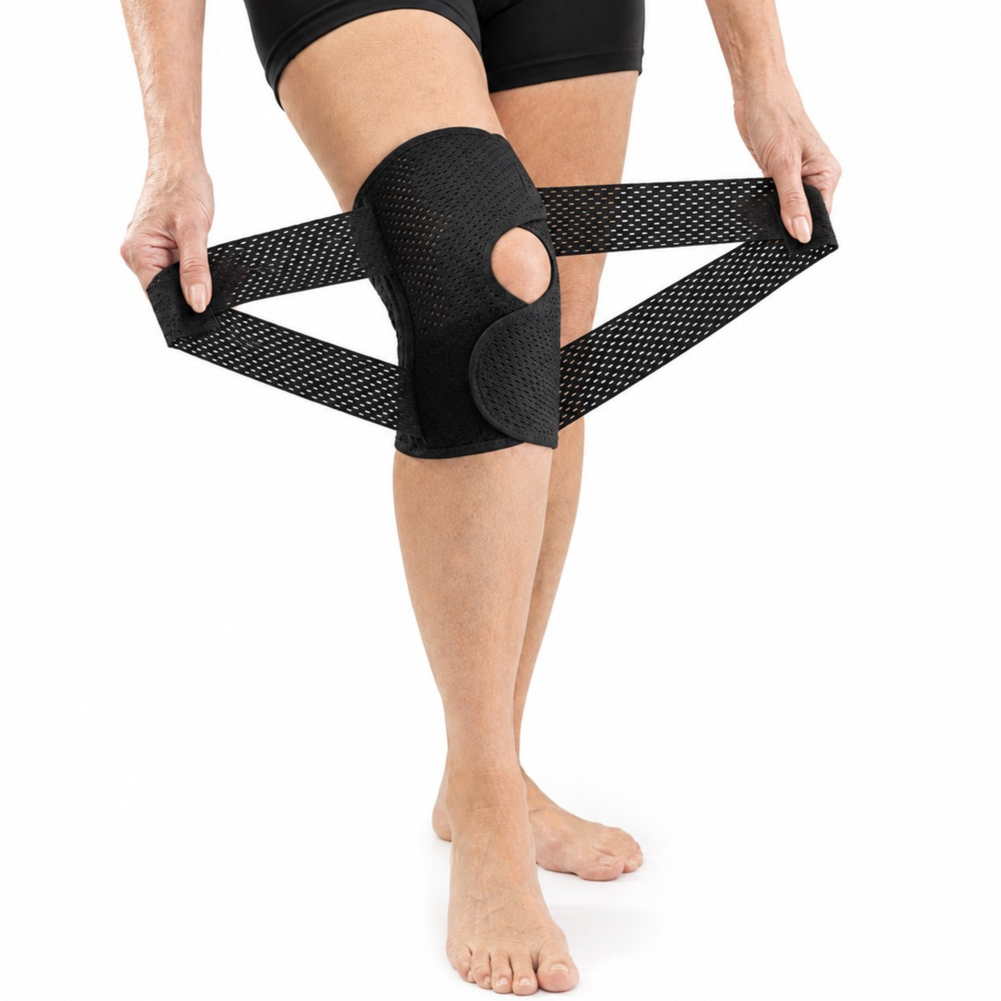 Unilva Meniscus Support Knee Brace with Side Stabilizers - Image 14