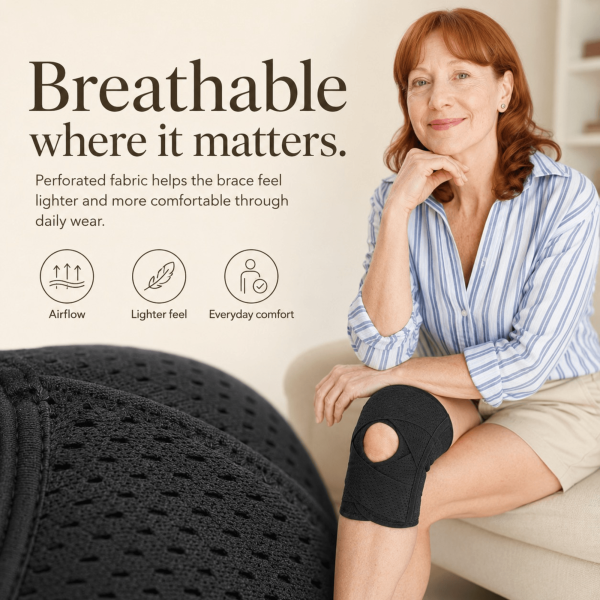 Unilva Meniscus Support Knee Brace with Side Stabilizers - Image 6