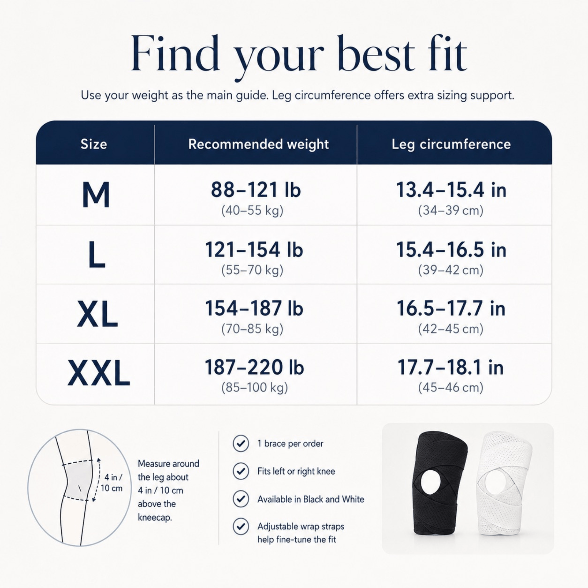 Unilva Meniscus Support Knee Brace with Side Stabilizers - Image 8