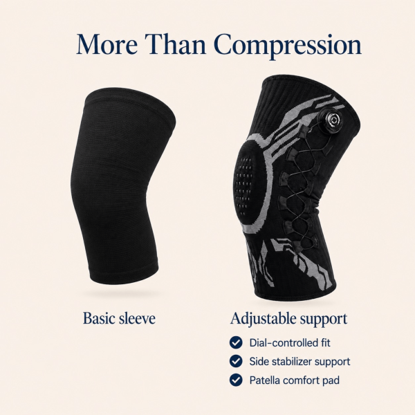 Unilva Precision Dial Adjustable Compression Knee Support Sleeve - Image 8