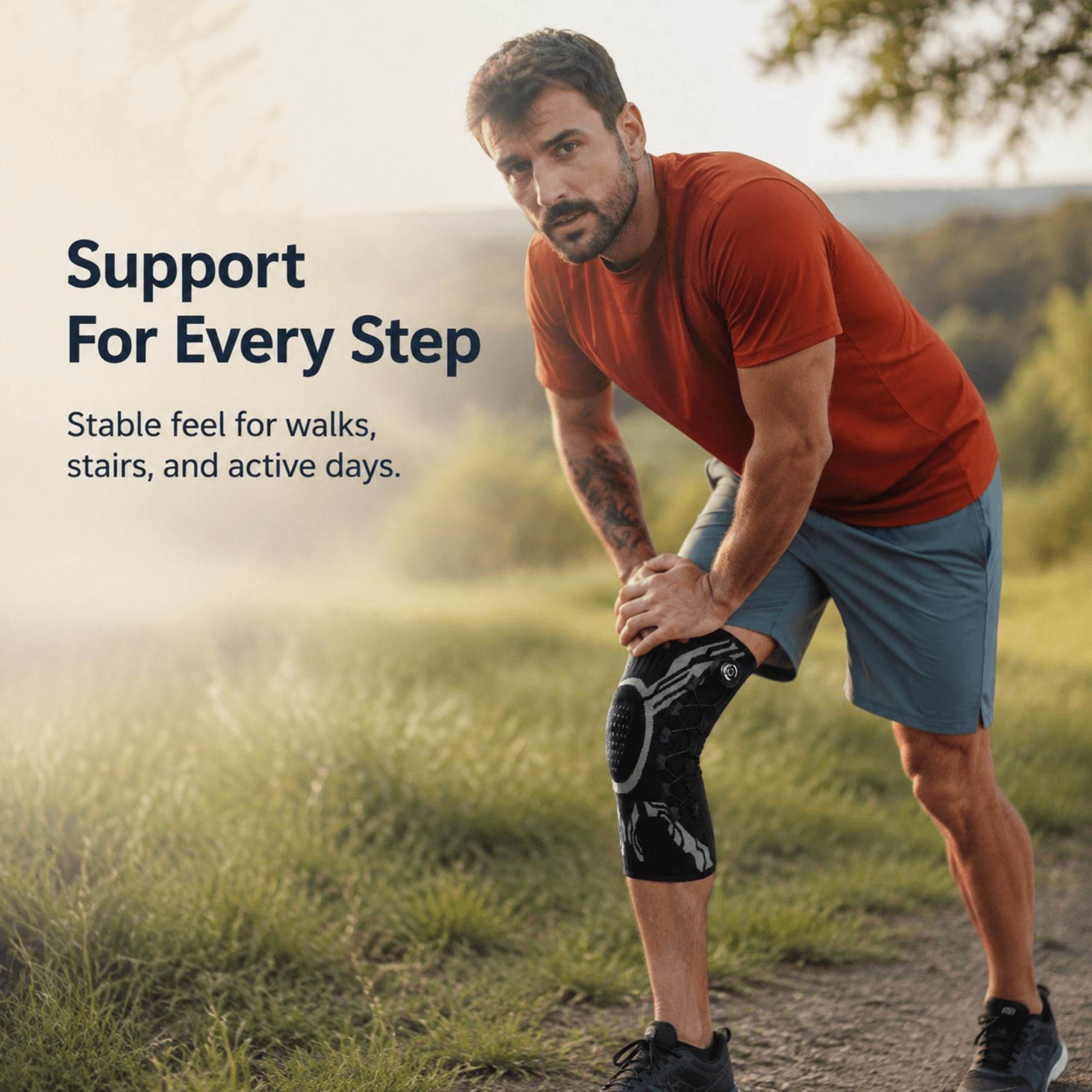 Unilva Precision Dial Adjustable Compression Knee Support Sleeve - Image 4