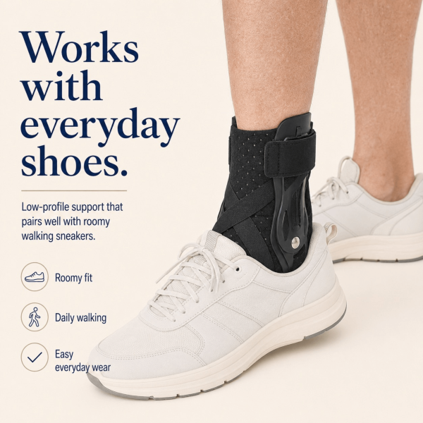 Unilva Stabilizing Ankle Brace with Side Supports - Image 7