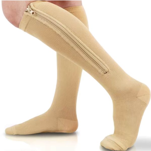 Zipper Compression Socks ?C 15?C20mmHg Graduated Support for Leg Comfort - Image 12