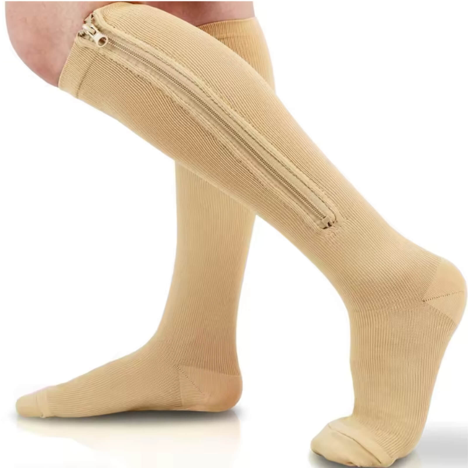 Zipper Compression Socks ?C 15?C20mmHg Graduated Support for Leg Comfort - Image 12