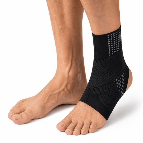 Unilva Adjustable Ankle Brace with Silicone Pads