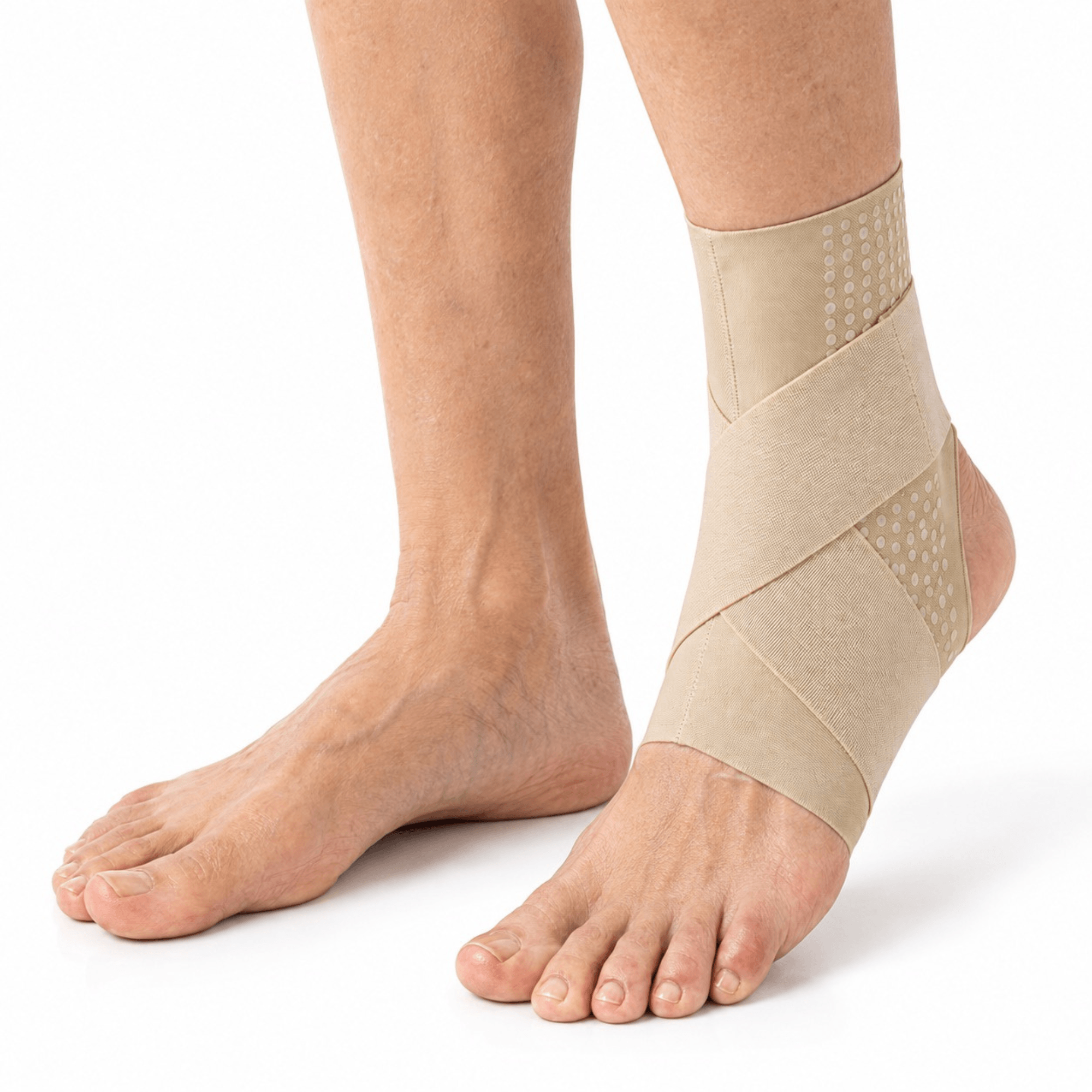 Unilva Adjustable Ankle Brace with Silicone Pads - Image 10
