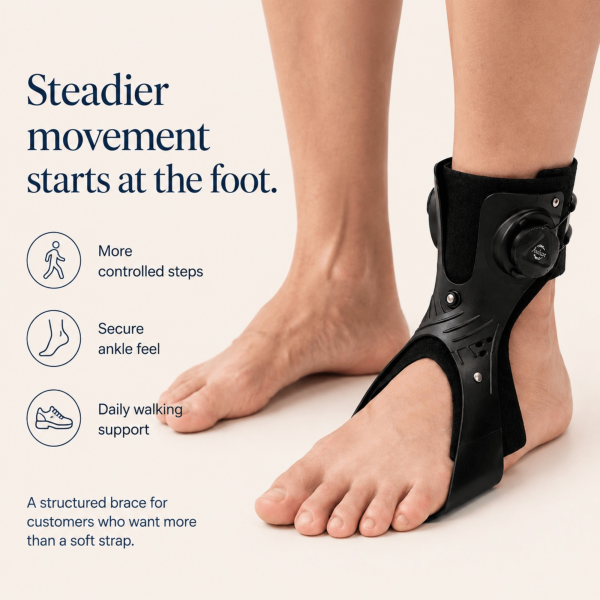 Unilva Rotary Dial Airbag Foot Drop Support Brace - Image 4