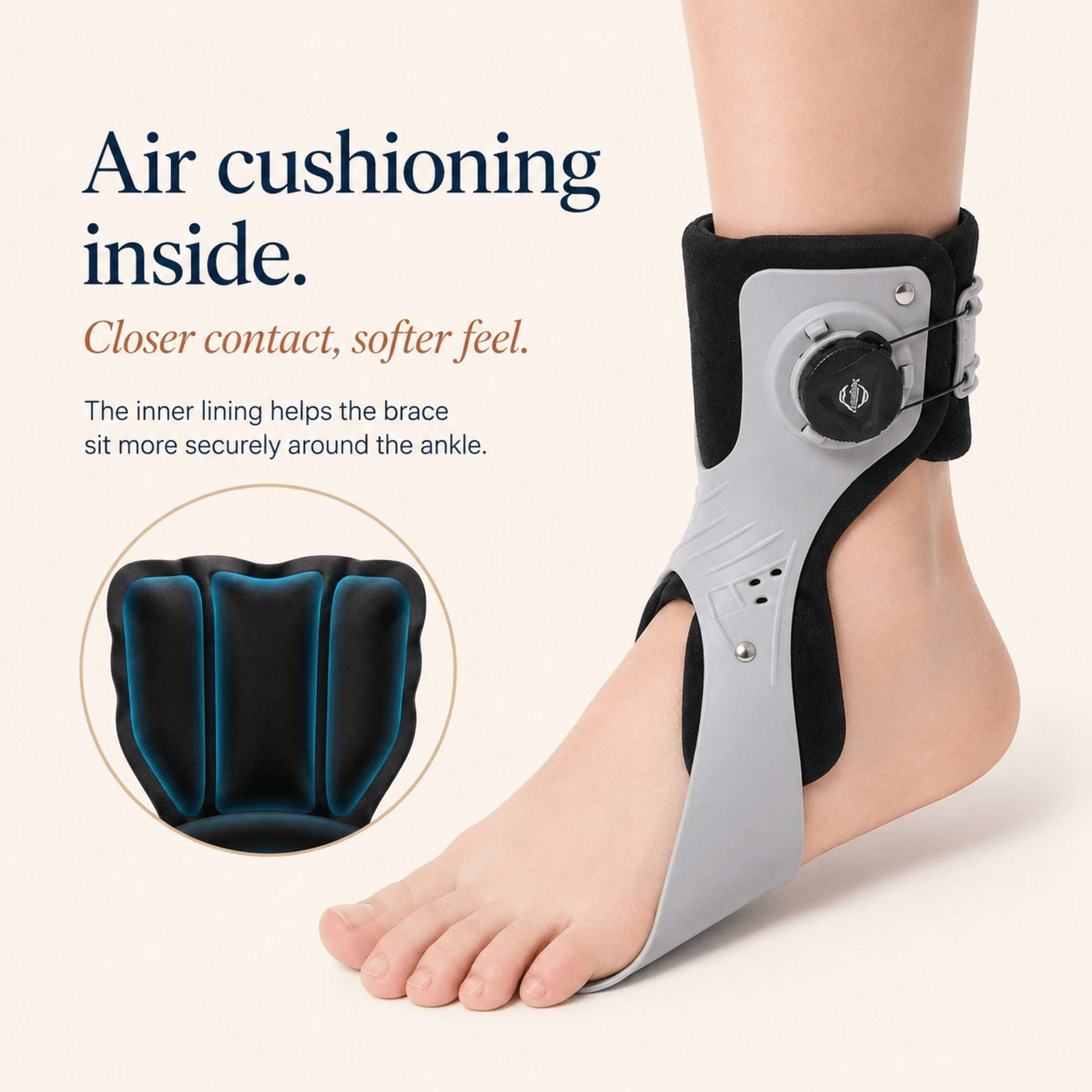 Unilva Rotary Dial Airbag Foot Drop Support Brace - Image 8