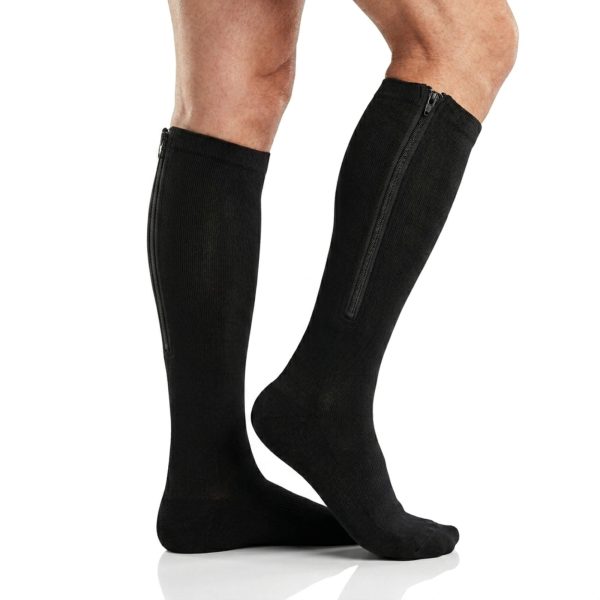 Unilva ZipEase 15-20 mmHg Compression Socks with Zipper - Image 10