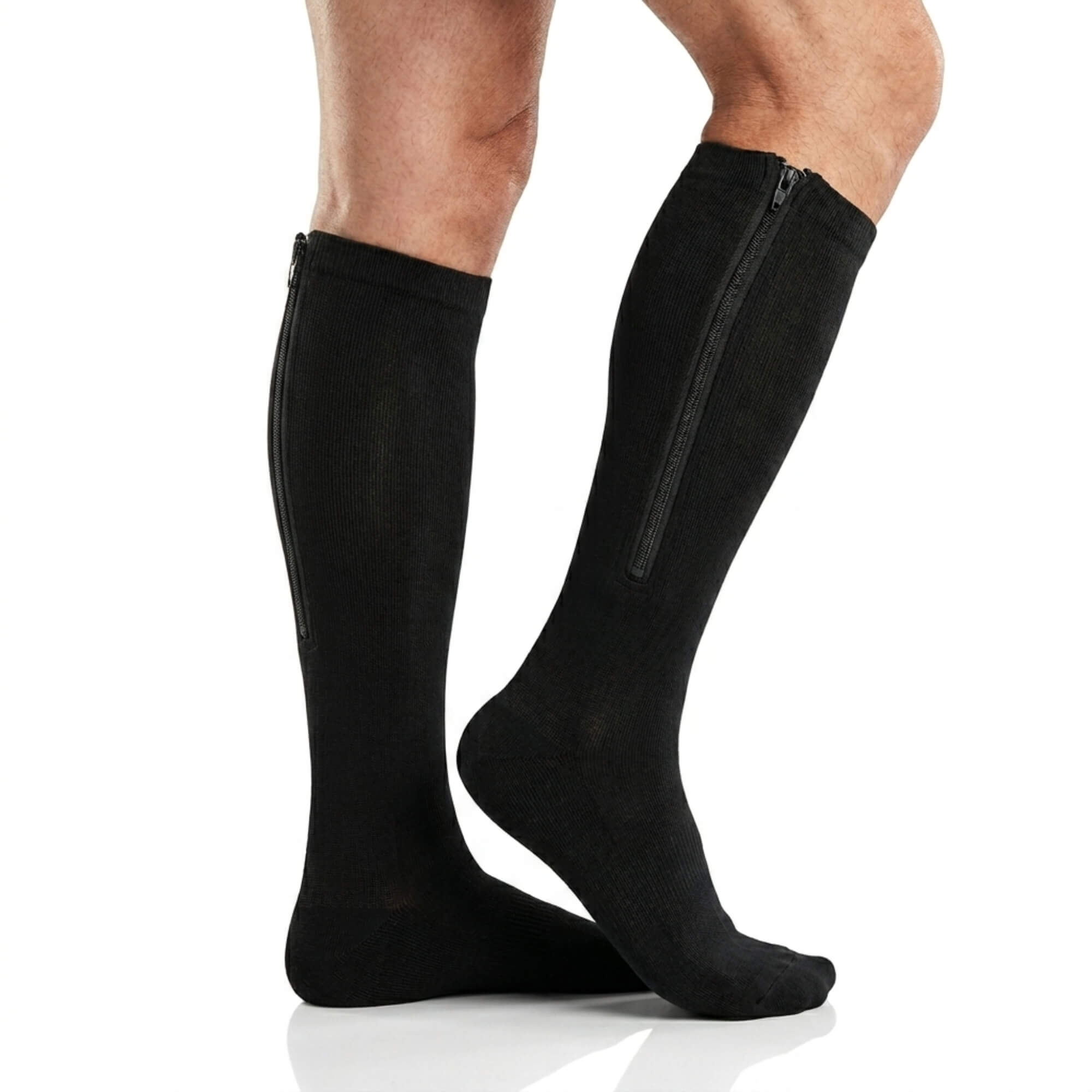 Unilva ZipEase 15-20 mmHg Compression Socks with Zipper - Image 10