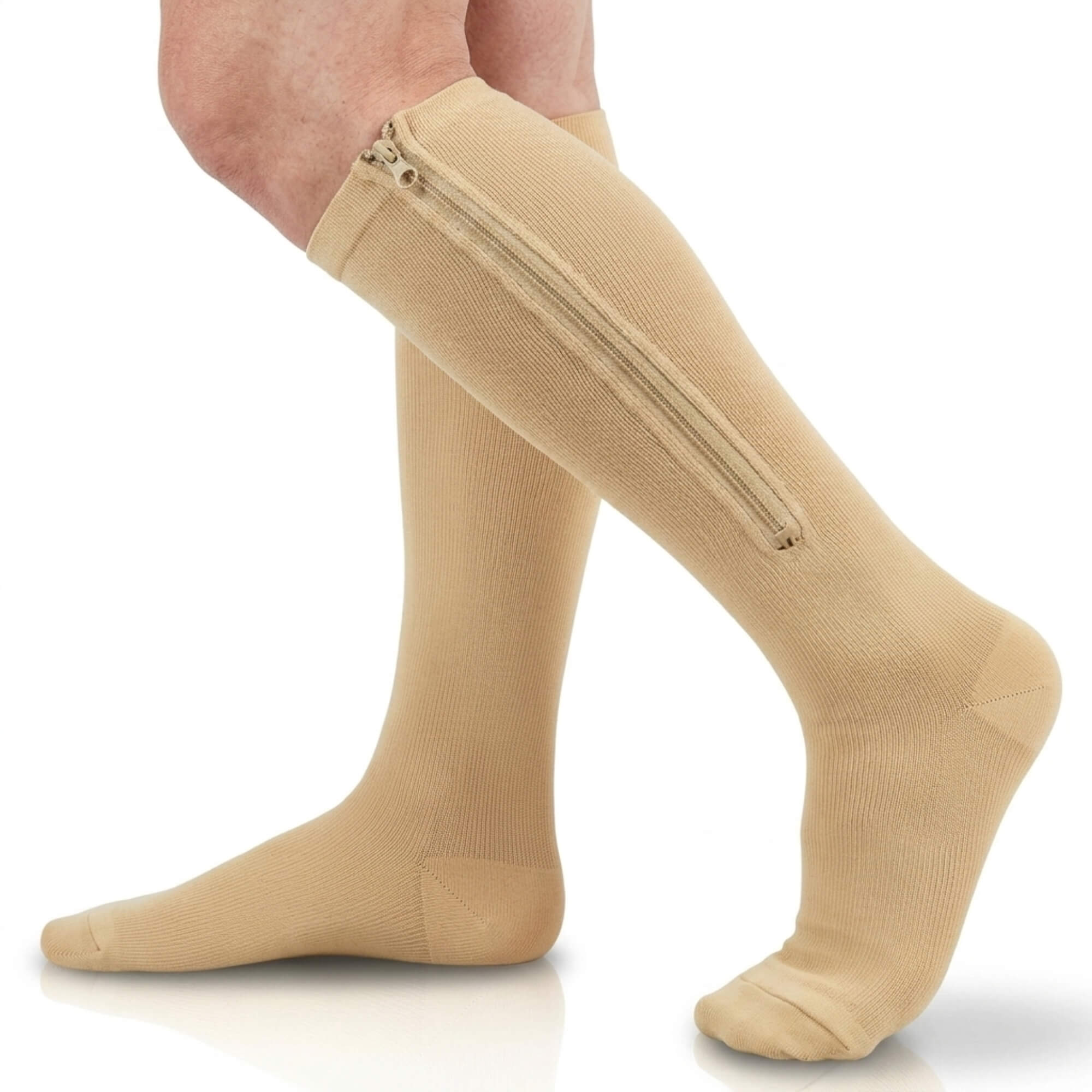 Unilva ZipEase 15-20 mmHg Compression Socks with Zipper - Image 11