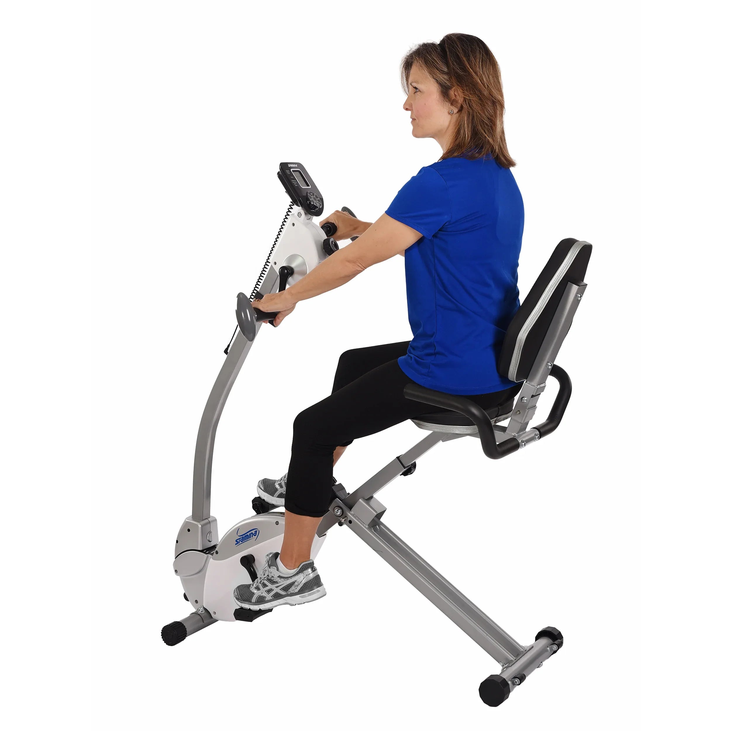 Stamina Recumbent Exercise Bike with Upper Body Exerciser - Image 2