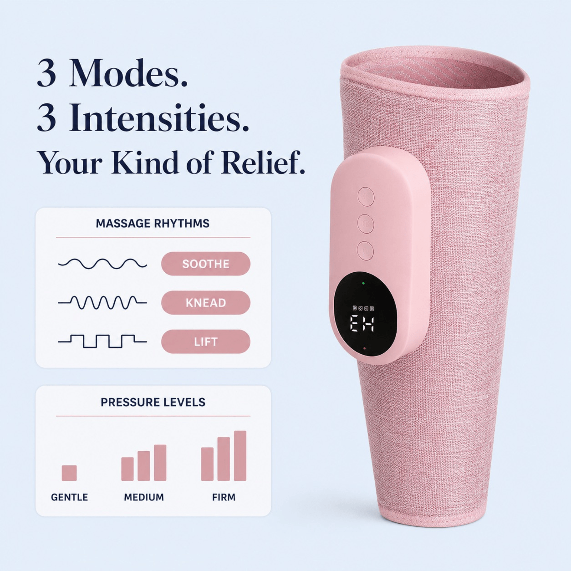 Wireless Air Compression Leg Massager for Heavy Legs & Swollen Ankles - Image 5