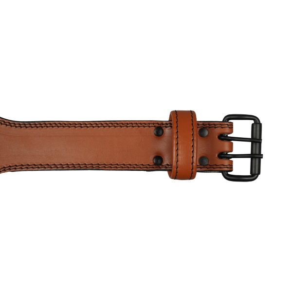 Ironhide Double Prong Leather Weightlifting Belt - Image 5