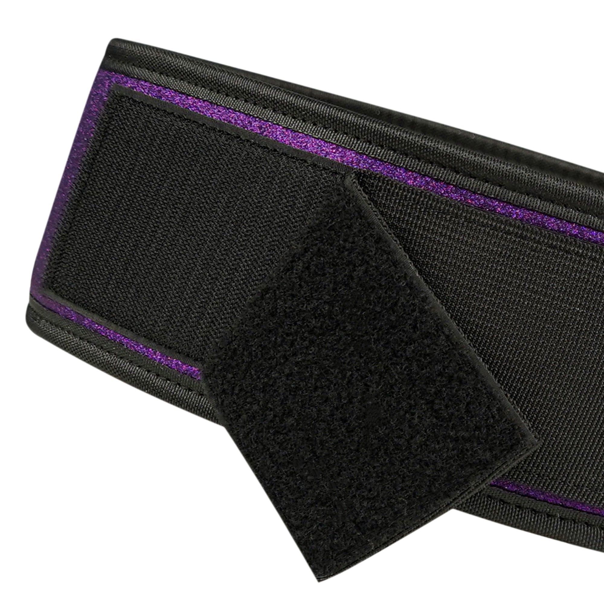 S2 Pro Glitter Nylon Weightlifting Belt - Purple - Image 4