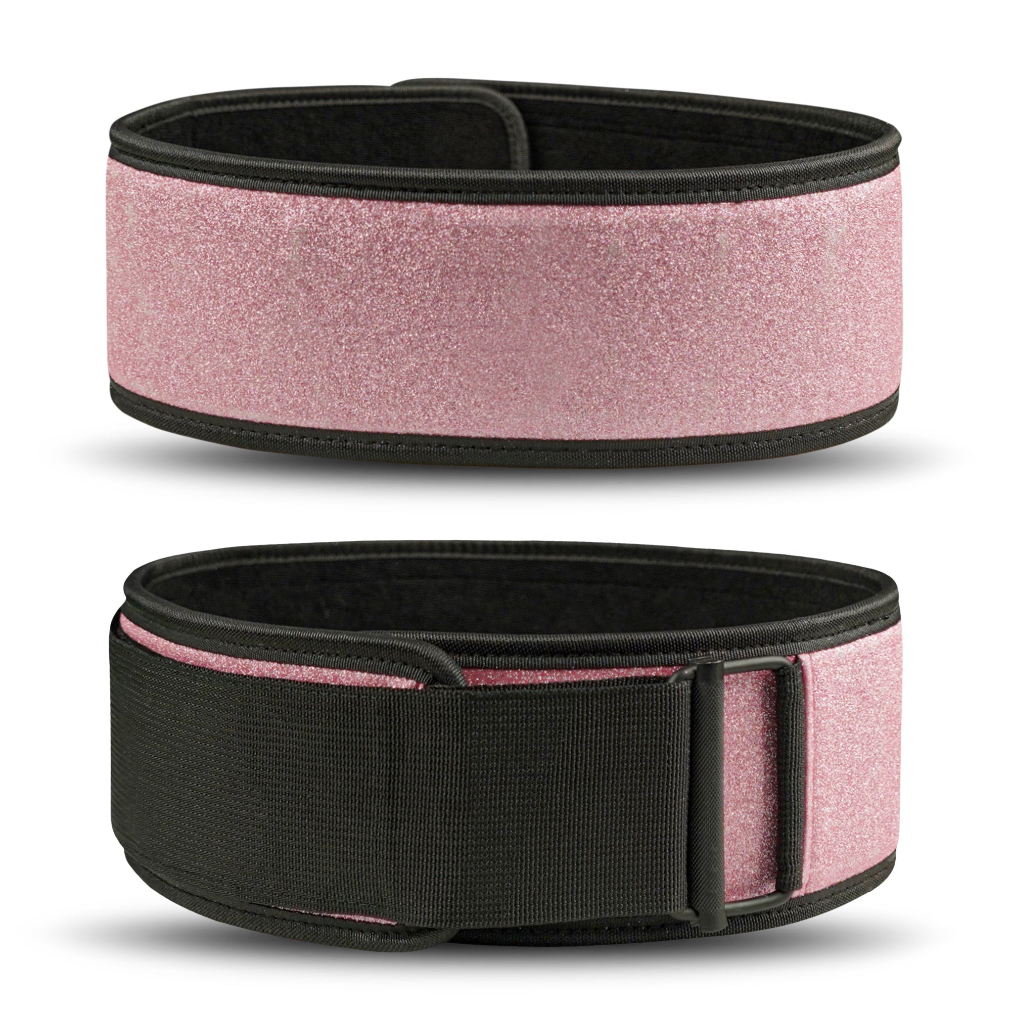 S2 Pro Glitter Nylon Weightlifting Belt - Pink - Image 2