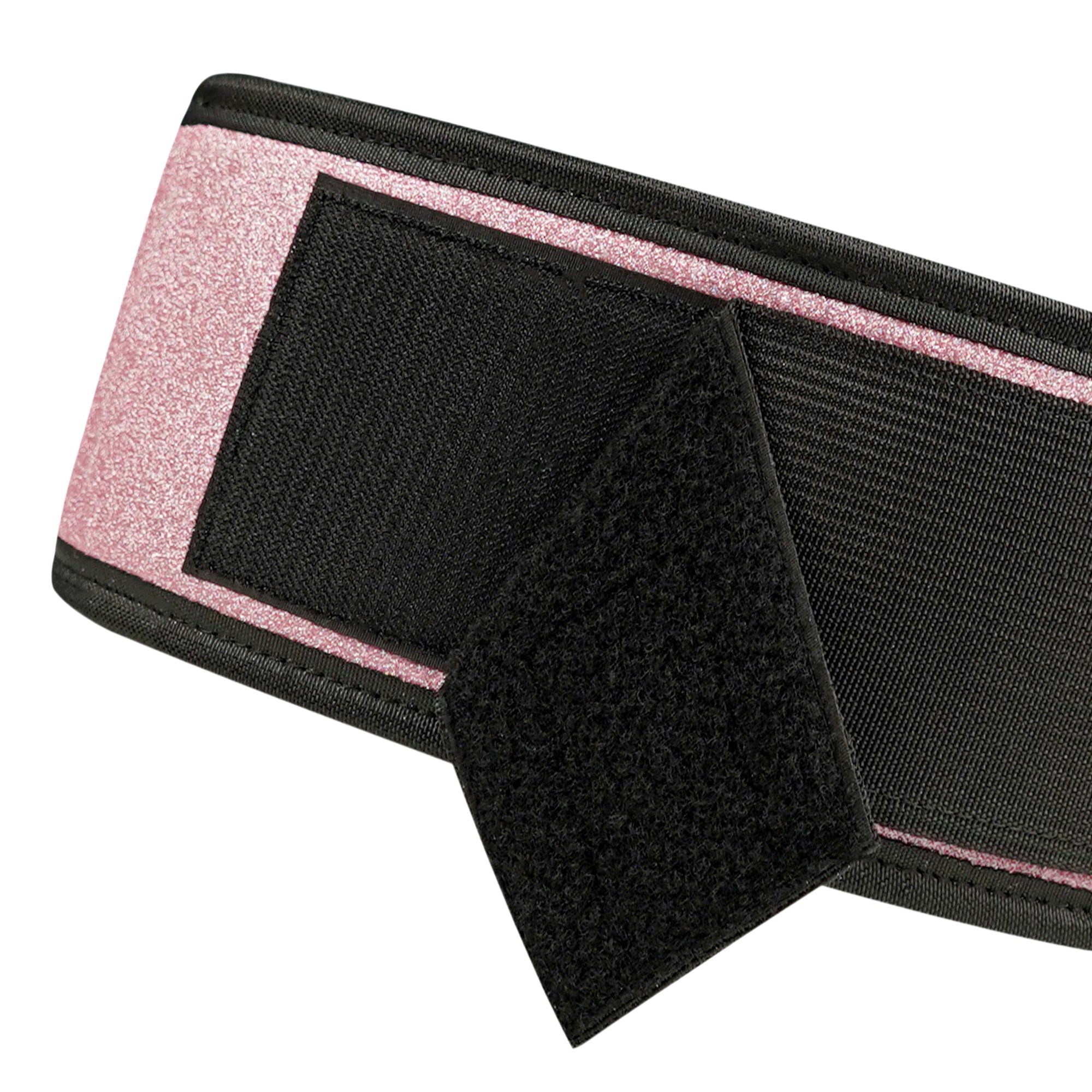 S2 Pro Glitter Nylon Weightlifting Belt - Pink - Image 4